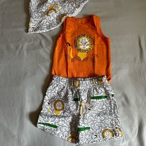 Emporio Baby 3pc | Lion Shorts Set